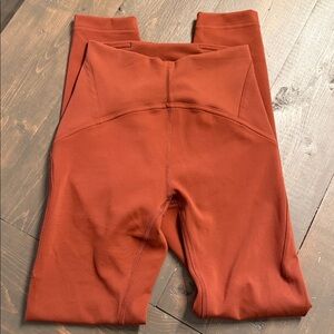 Like New Lululemon High-Rise Terracotta Leggings 0